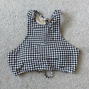 OLD NAVY LACE-UP SWIM TOP